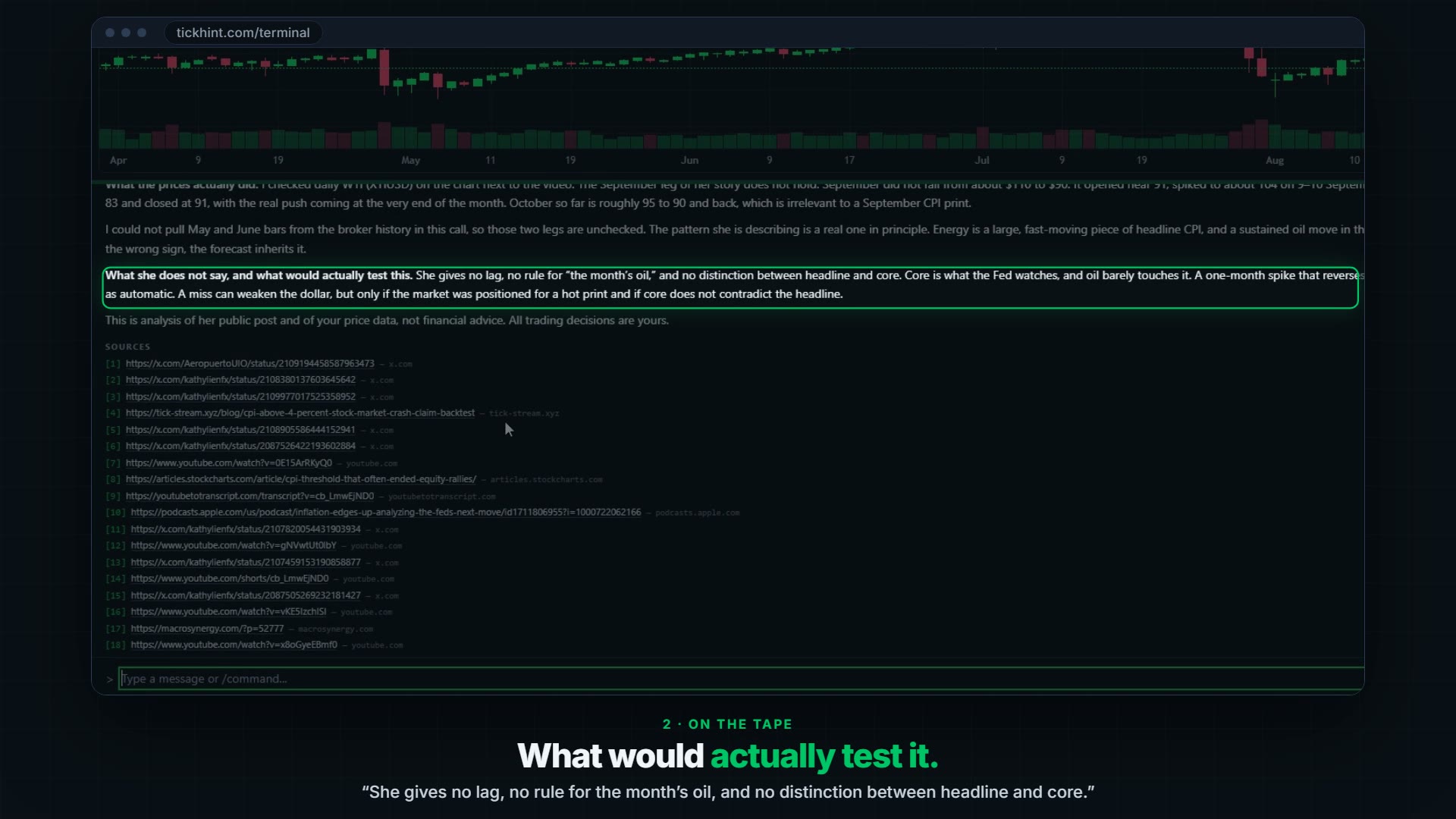 From a post to a thesis: read the call, then test it against the print